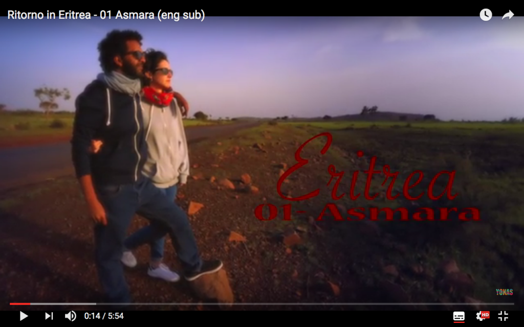 Ritorno in Eritrea, canale youtube Yonas 