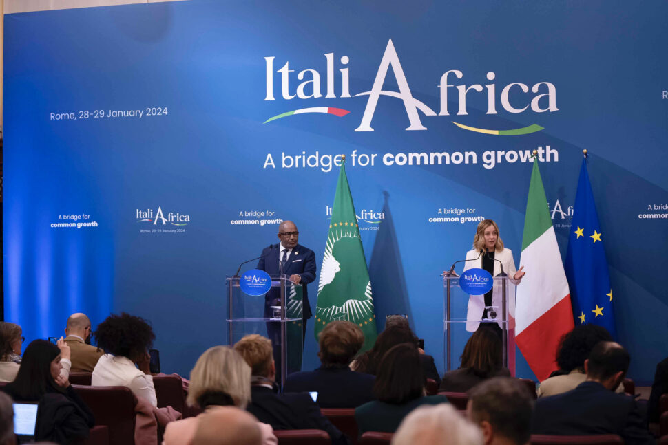 Roma, Conferenza Stampa Vertice Italia-Africa 28-29 gennaio 