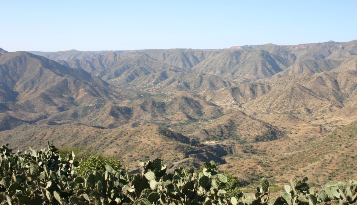 Eritrea, vista dall'altopiano