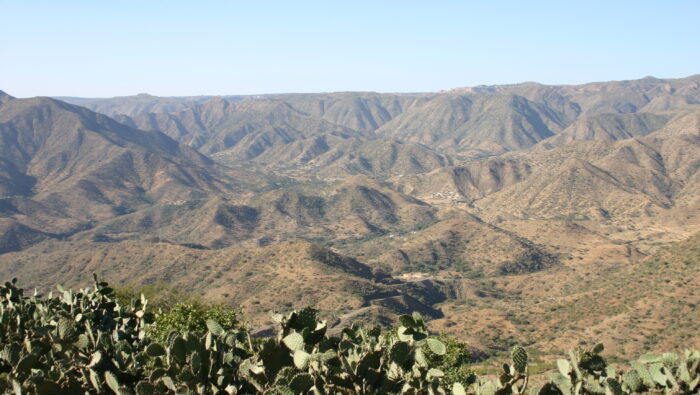 Eritrea, vista dall'altopiano